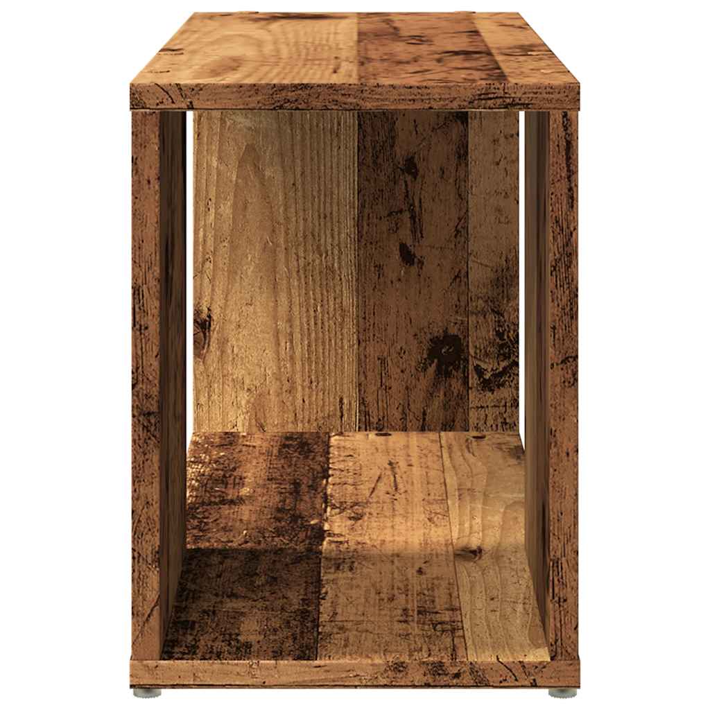 antik hatású szerelt fa TV-szekrény 60 x 24 x 32 cm
