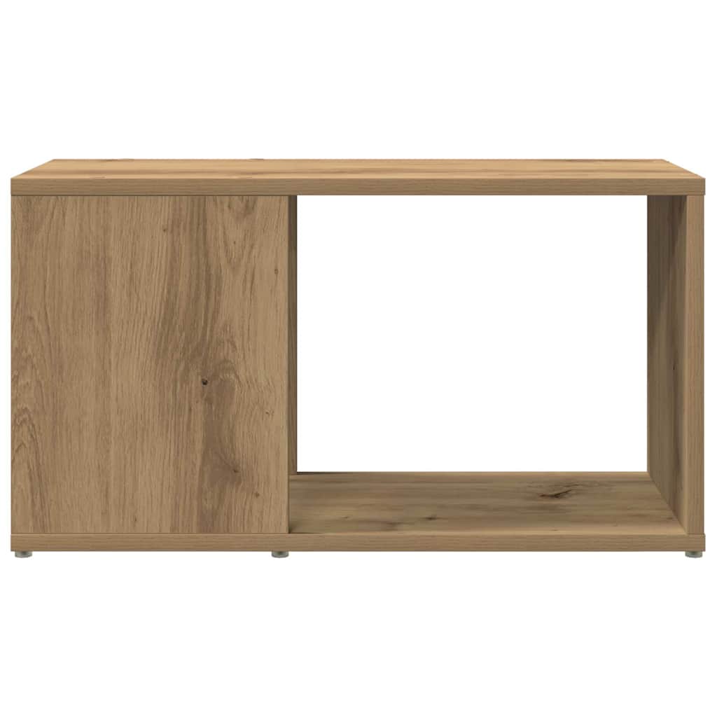 kézműves tölgy színű szerelt fa TV-szekrény 60 x 24 x 32 cm