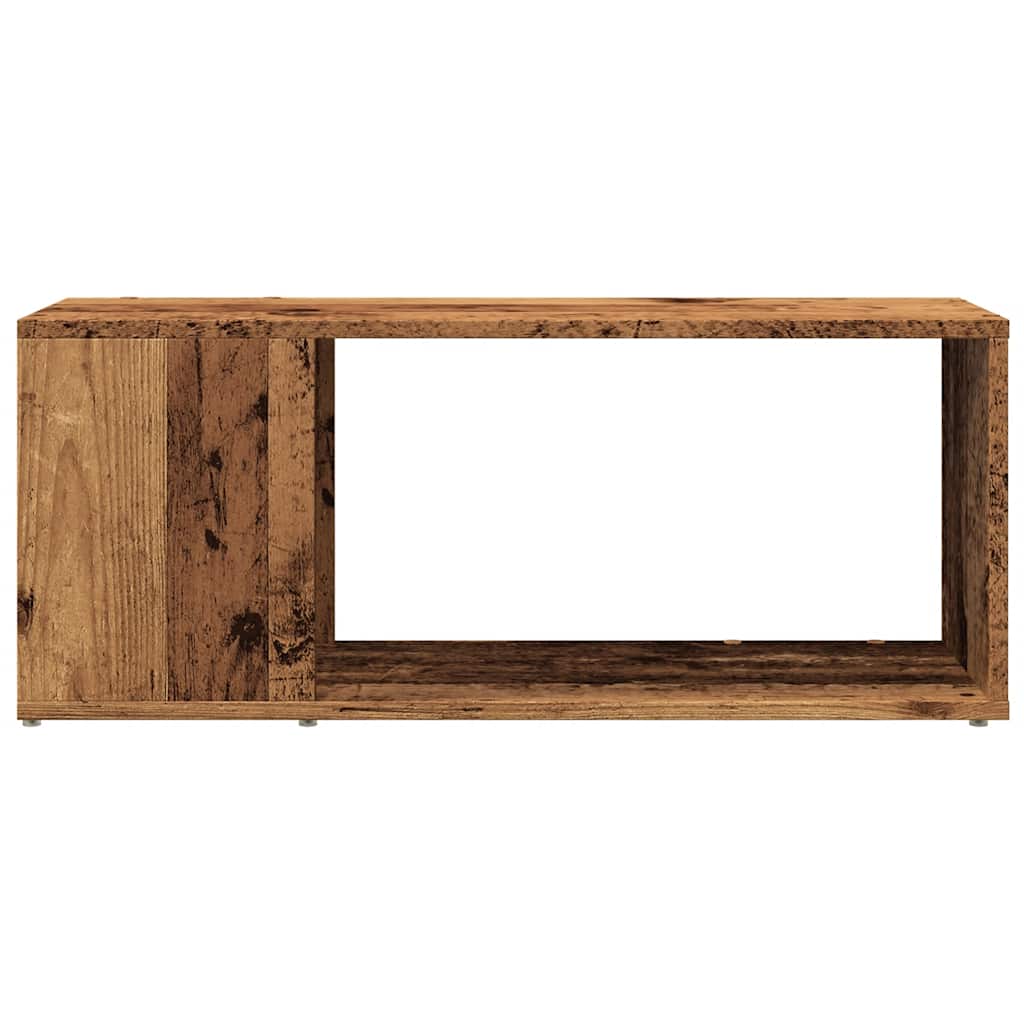 antik hatású szerelt fa TV-szekrény 80x24x32 cm