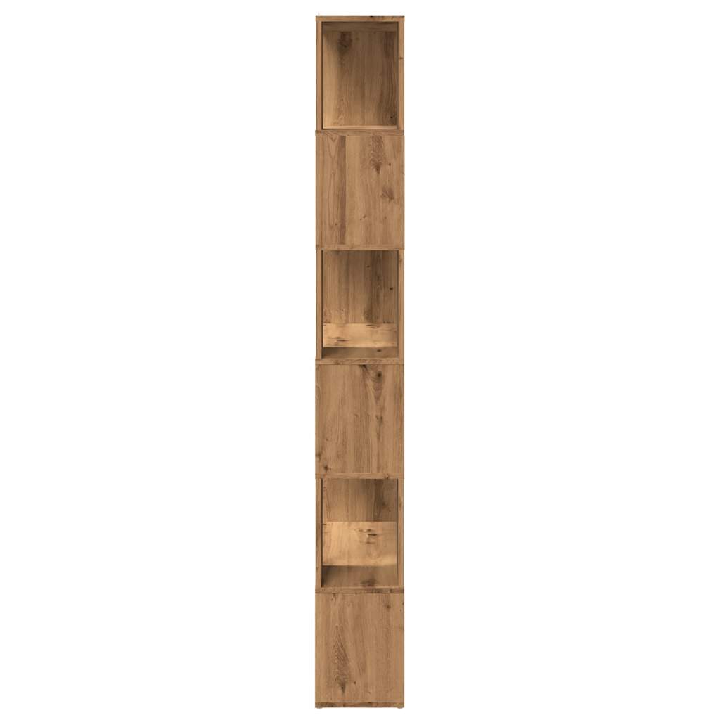 kézműves tölgy könyvszekrény/térelválasztó 80 x 24 x 186 cm