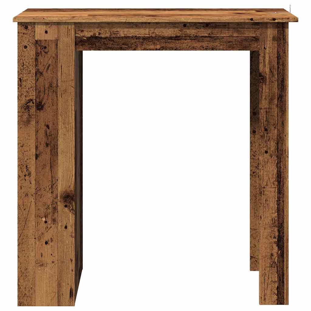 antik fa bárasztal polccal 102 x 50 x 103,5 cm