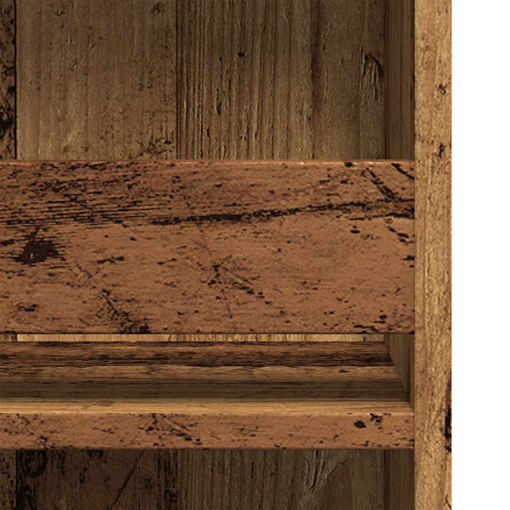 antik fa bárasztal polccal 102 x 50 x 103,5 cm