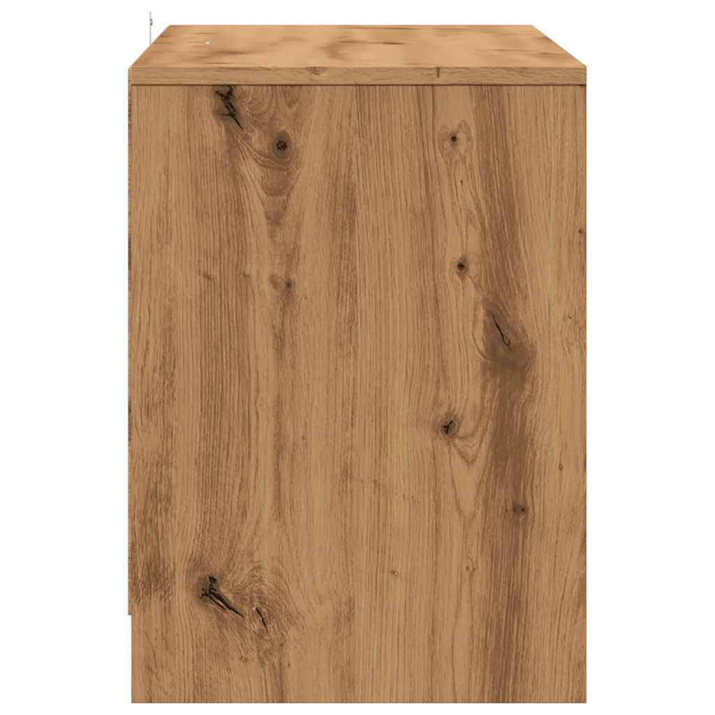 kézműves tölgy színű szerelt fa TV-szekrény 102x37,5x52,5 cm