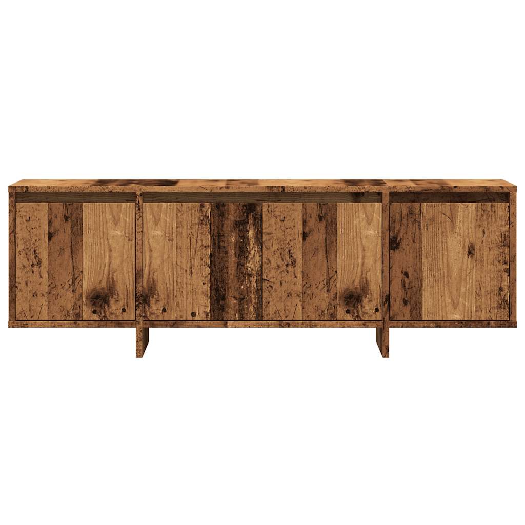 antik fa színű szerelt fa TV-szekrény 120 x 30 x 40,5 cm