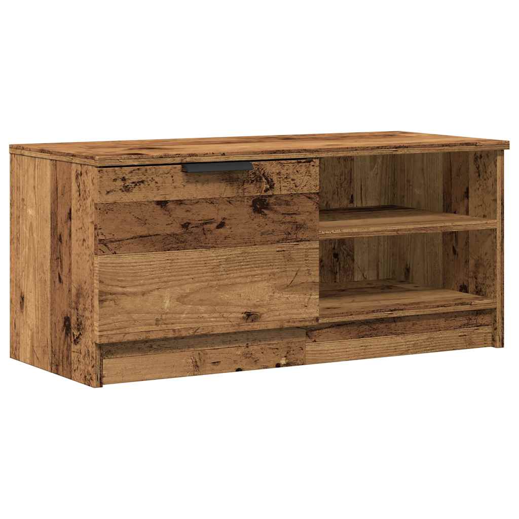 TV szekrény Régi fa 80x35x36,5 cm Gépelt fa