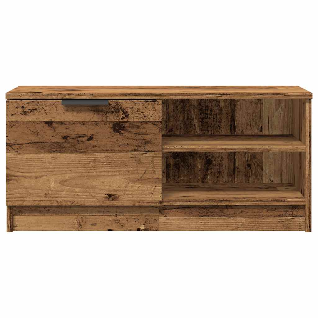 TV szekrény Régi fa 80x35x36,5 cm Gépelt fa