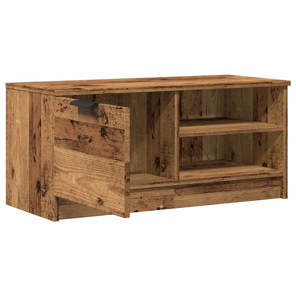 TV szekrény Régi fa 80x35x36,5 cm Gépelt fa