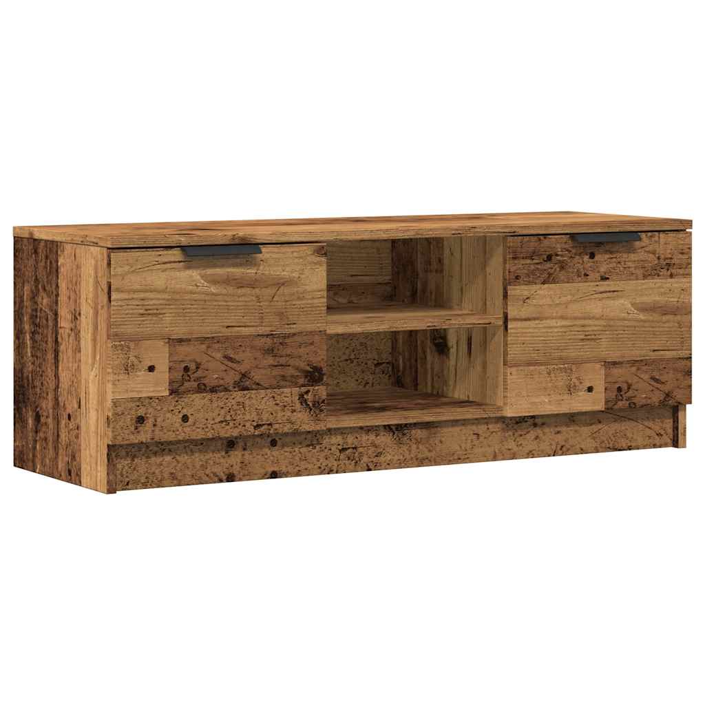 TV szekrény Régi fa 102x35x36,5 cm Gépelt fa