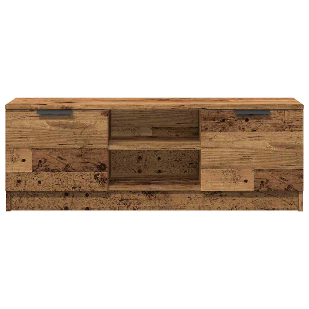 TV szekrény Régi fa 102x35x36,5 cm Gépelt fa