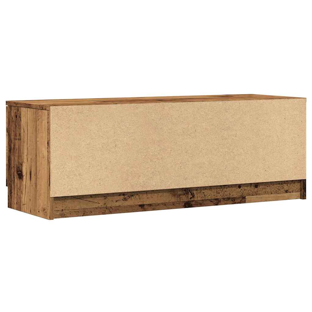 TV szekrény Régi fa 102x35x36,5 cm Gépelt fa