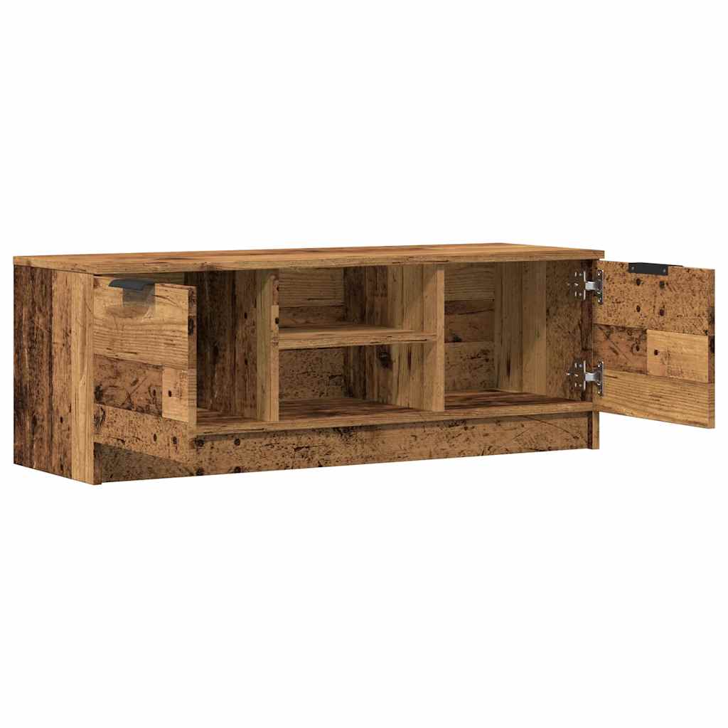 TV szekrény Régi fa 102x35x36,5 cm Gépelt fa