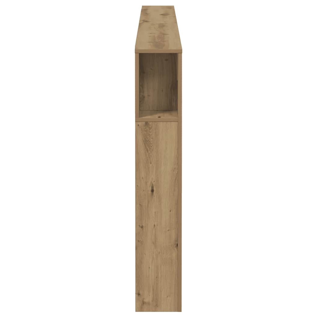 kézműves tölgy szerelt fa áthidalószekrény 200x18,5x102,5 cm