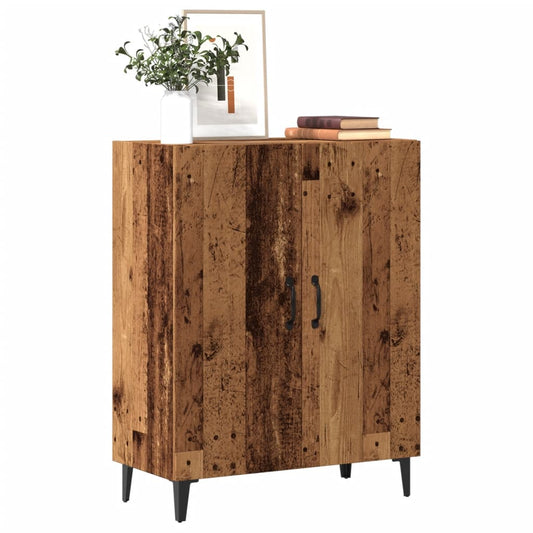 antik fa színű szerelt fa tálalószekrény 70 x 34 x 90 cm