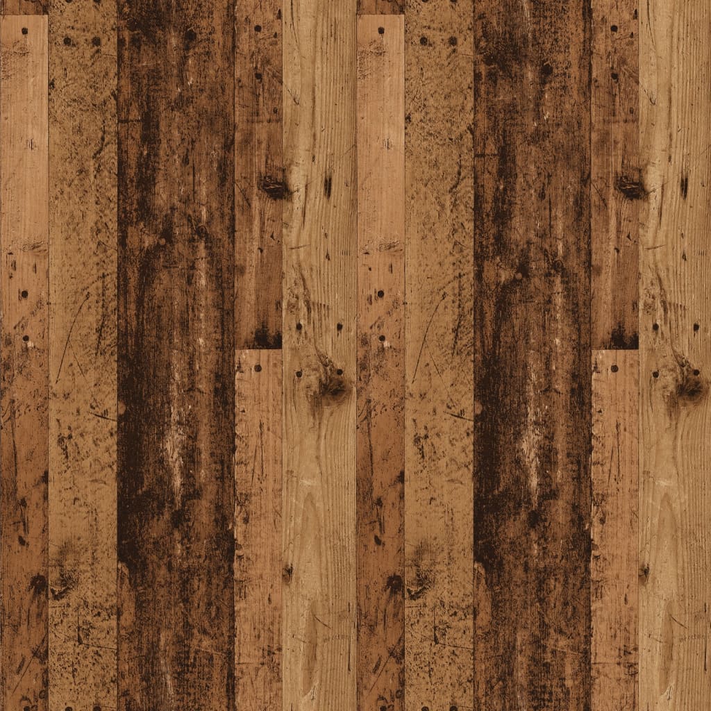 antik fa színű szerelt fa tálalószekrény 90 x 34 x 80 cm
