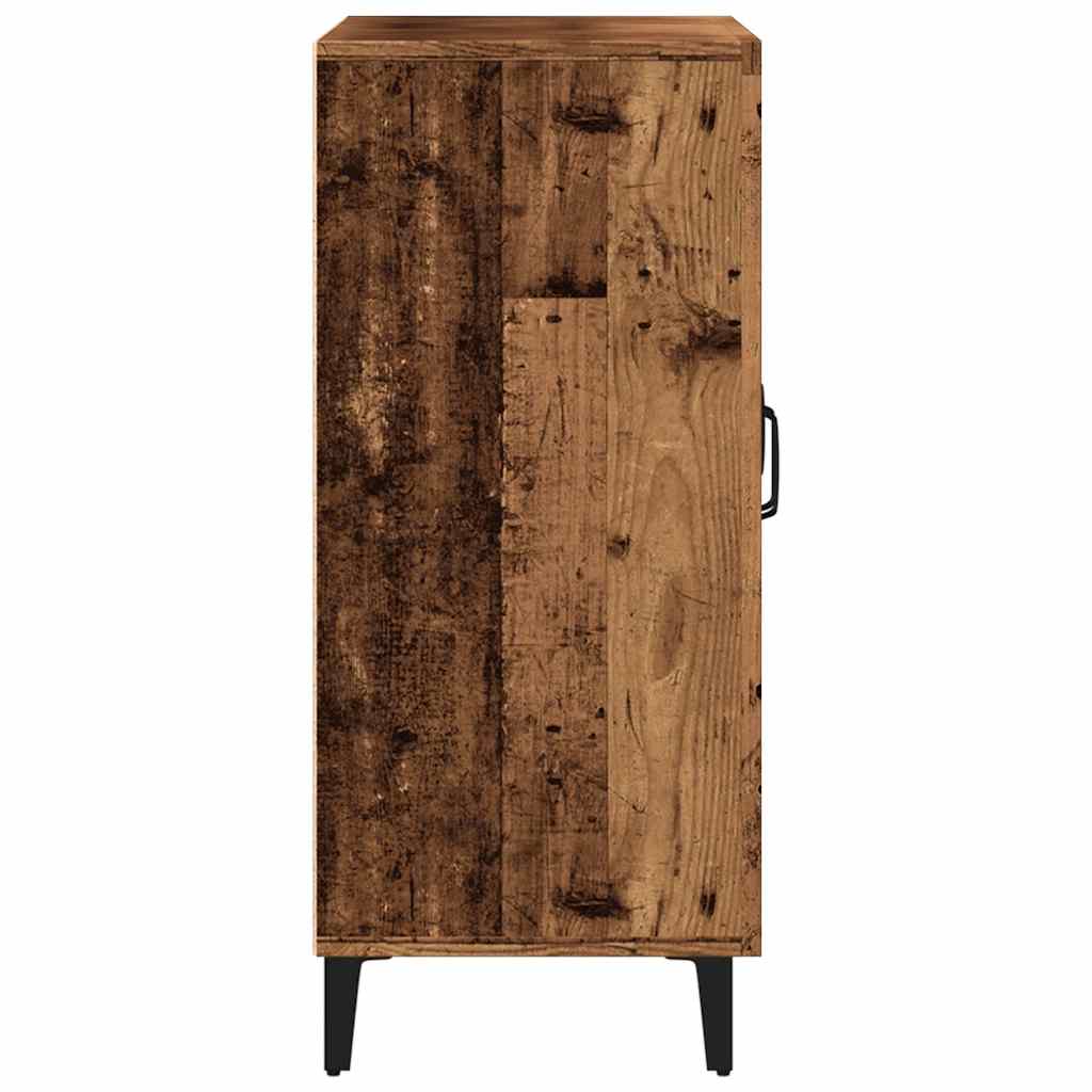 antik fa színű szerelt fa tálalószekrény 90 x 34 x 80 cm