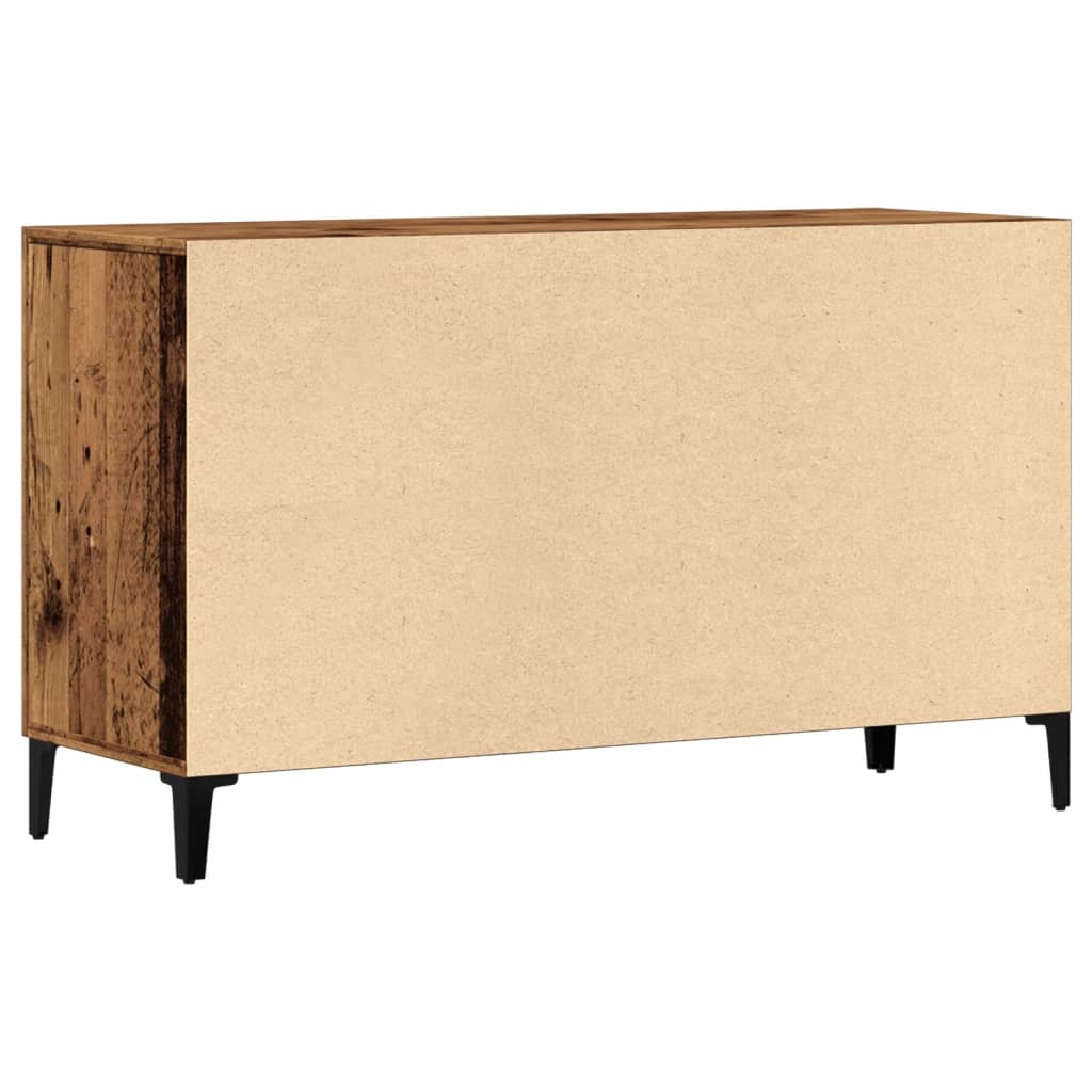 antik fa színű szerelt fa tálalószekrény 100 x 36 x 60 cm