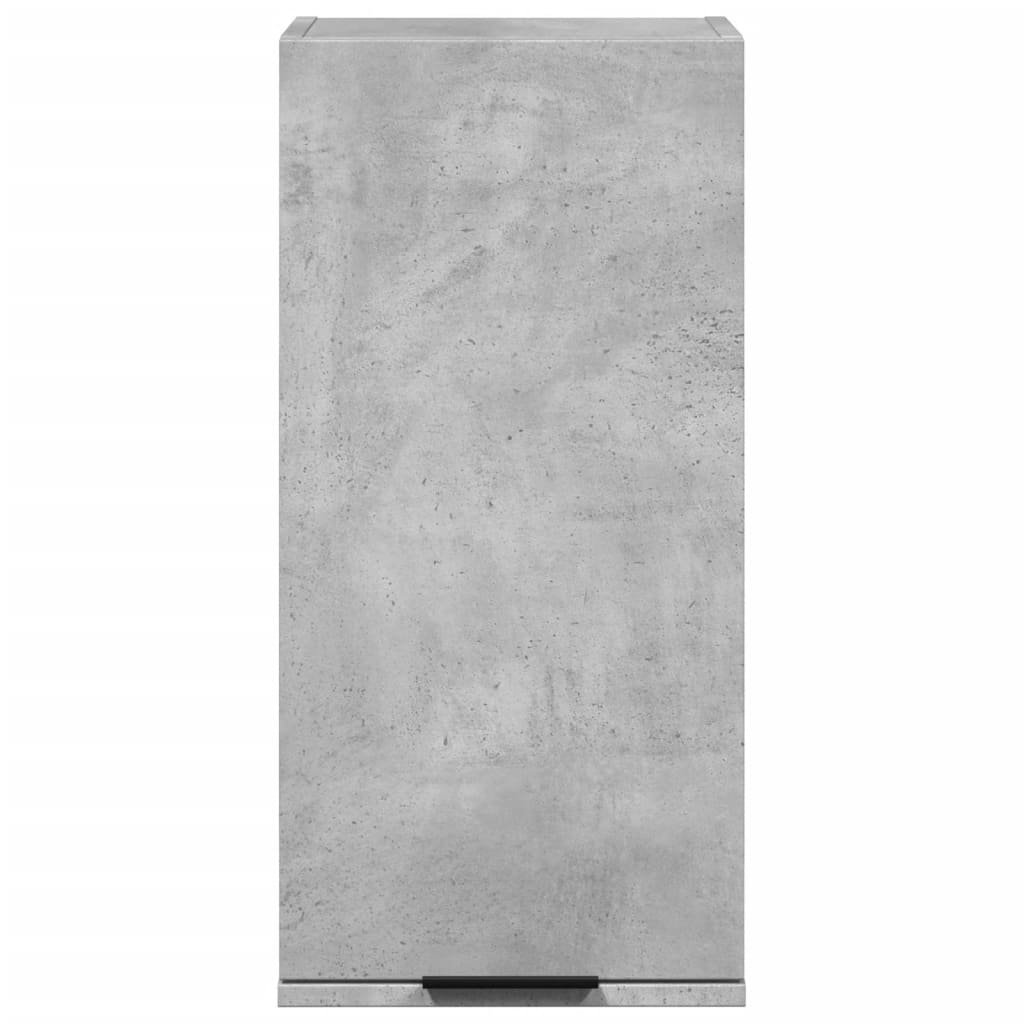 betonszürke fali fürdőszobaszekrény 32x20x67 cm