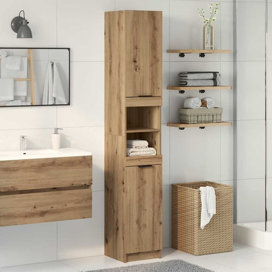 Fürdőszobaszekrény Artisan tölgy Gépi úton előállított fa