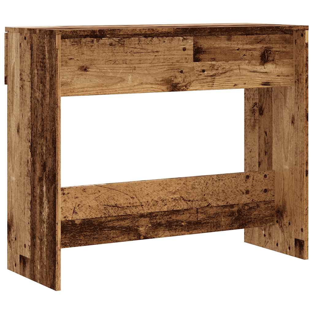 konzolasztal Régi fa 90x36x75 cm Gépelt fa