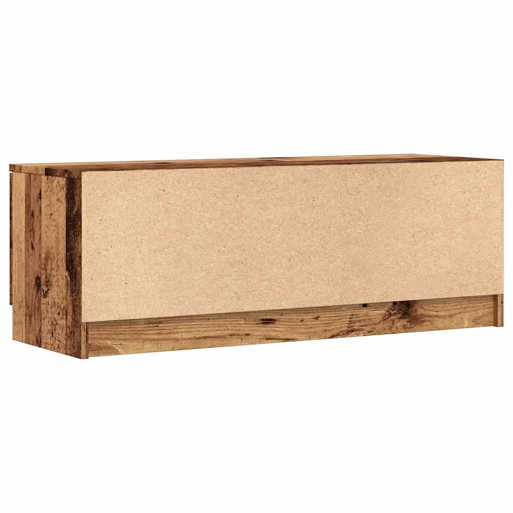 TV szekrény Régi fa 102x35x36,5 cm Gépelt fa