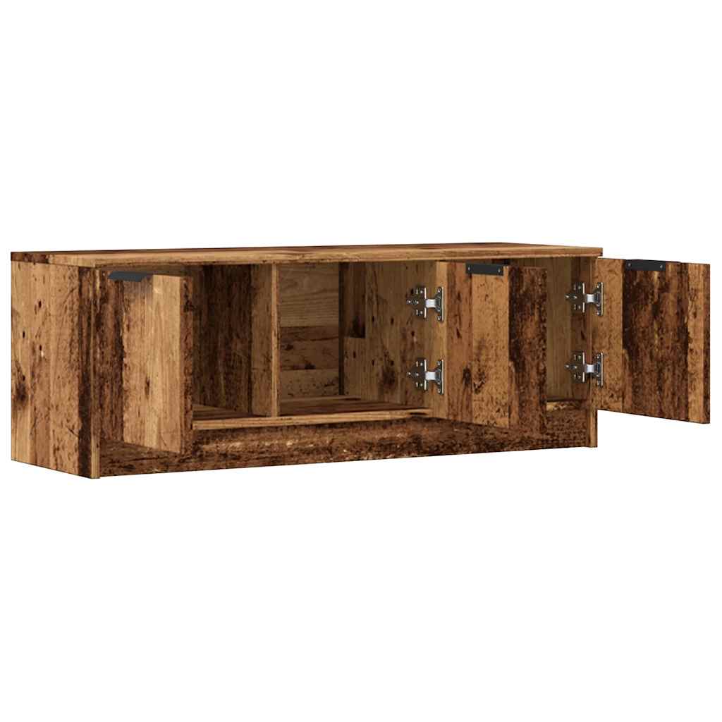 TV szekrény Régi fa 102x35x36,5 cm Gépelt fa
