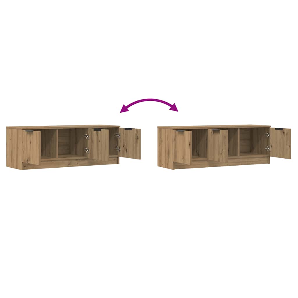 TV szekrény Artisan tölgy 102x35x36,5 cm Műanyag fa