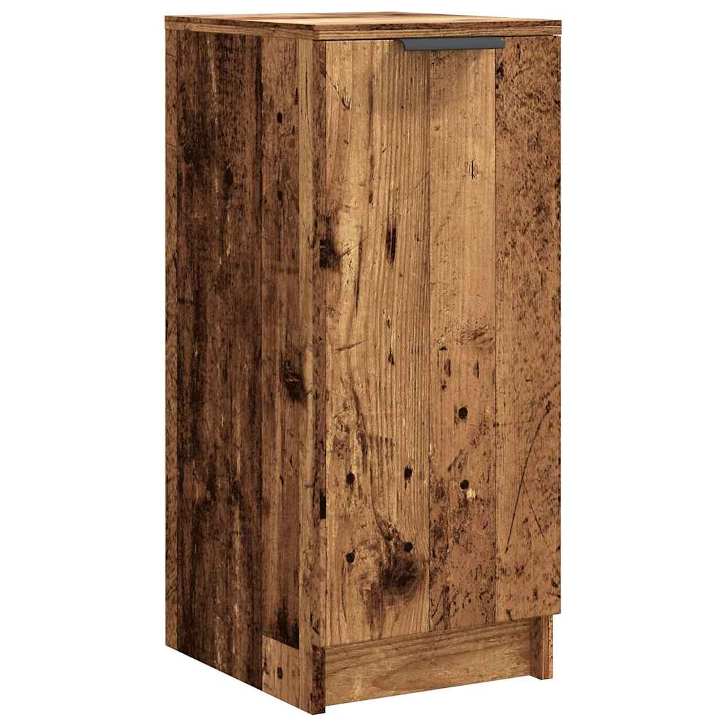 antik fa színű szerelt fa cipősszekrény 29,5x35x70 cm
