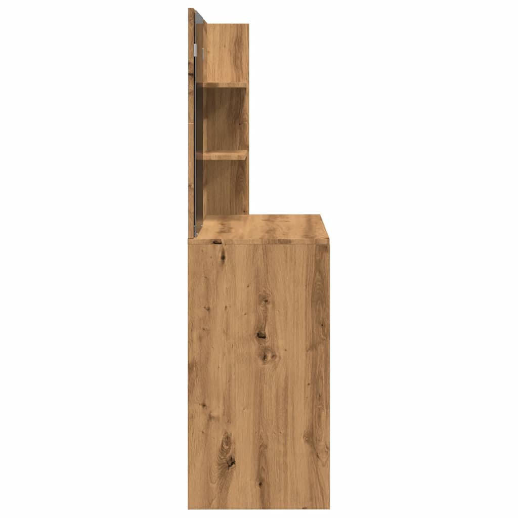 fésülködőasztal tükörrel Artisan Oak 74,5x40x141 cm