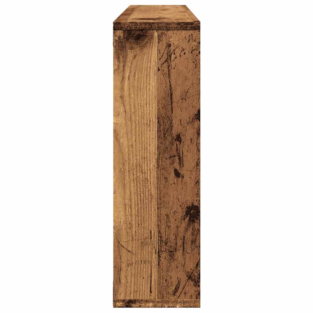 antik fa szerelt fa fali polc 85 x 16 x 52,5 cm