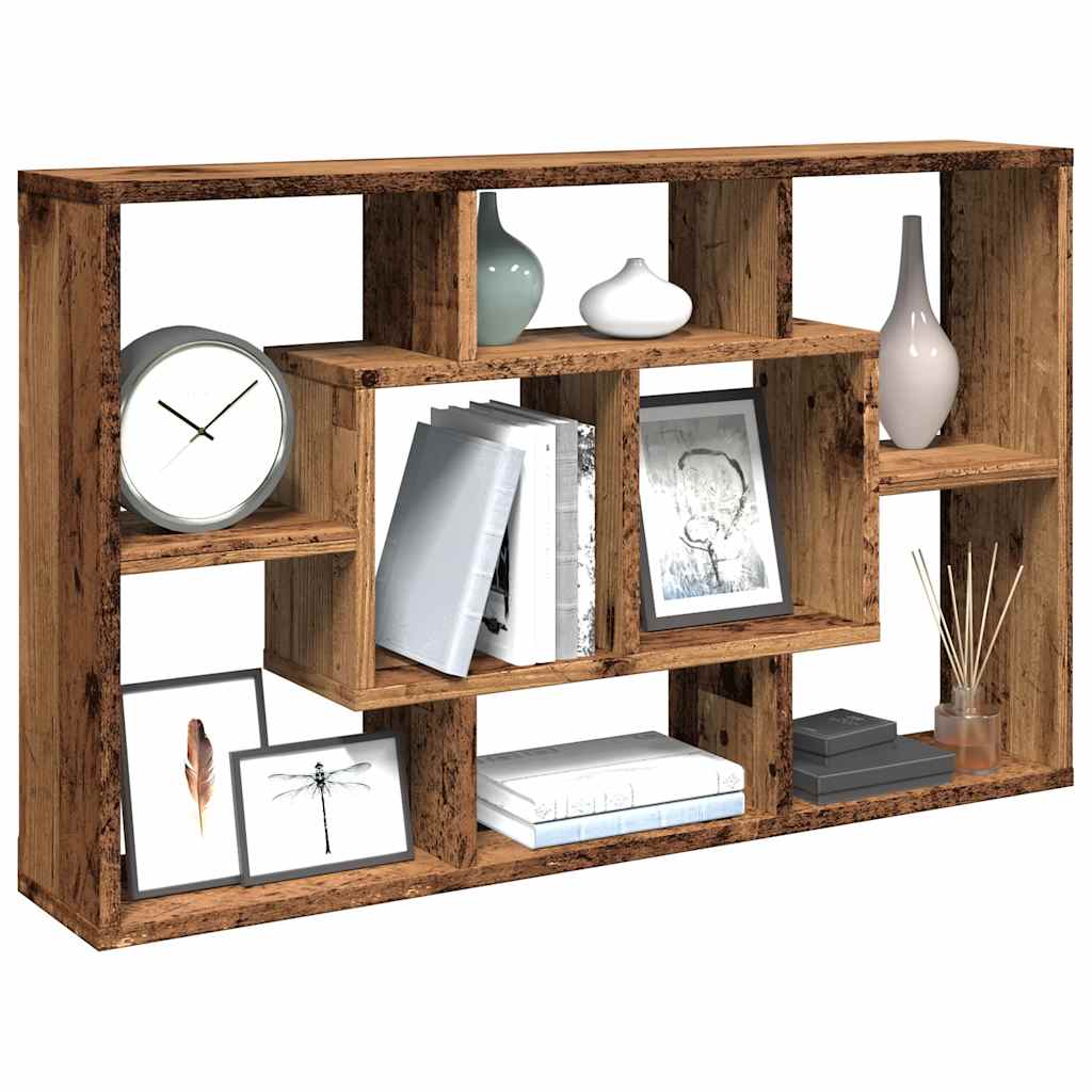 antik fa szerelt fa fali polc 85 x 16 x 52,5 cm
