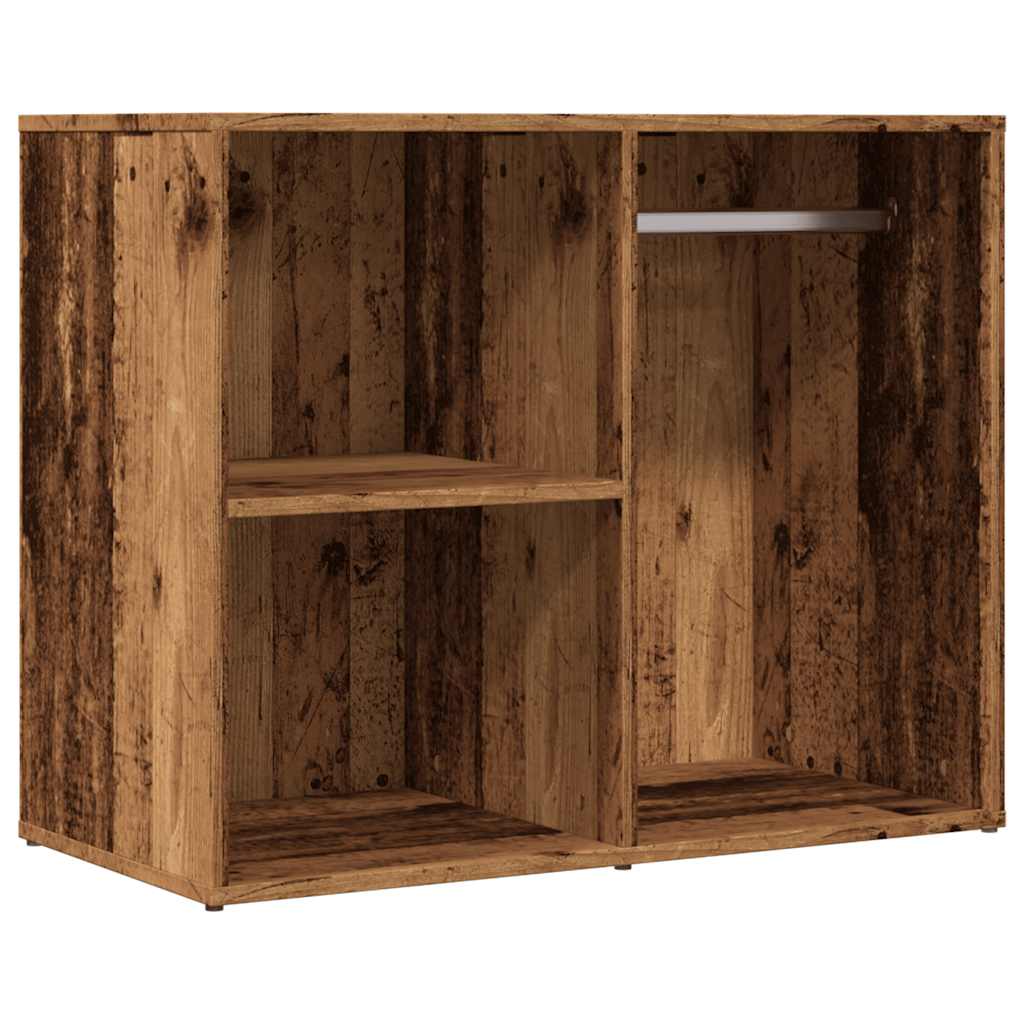 antik fa szerelt fa pipereszekrény 80 x 40 x 65 cm