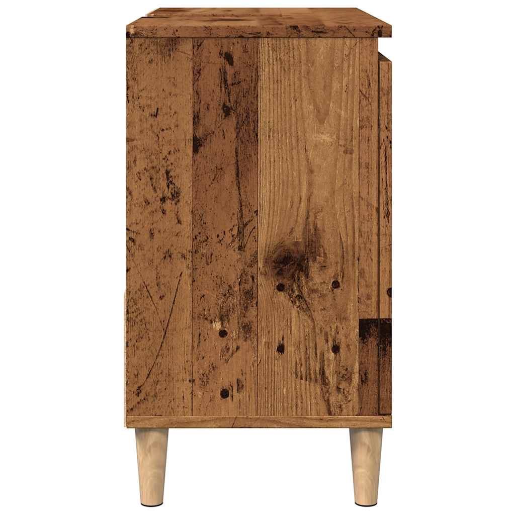 antik fa színű mosdószekrény 65 x 33 x 60 cm