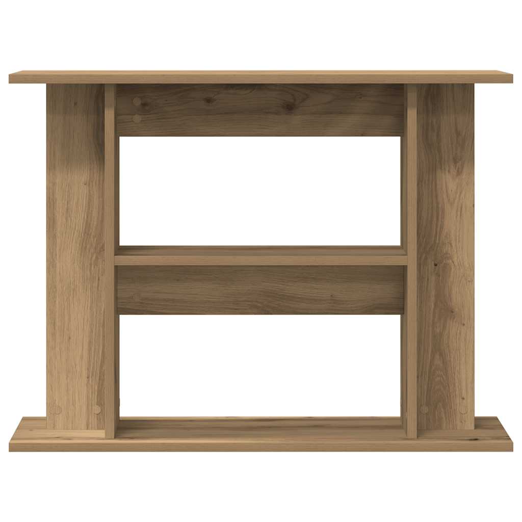 kézműves tölgyfa akváriumállvány 80 x 35 x 60 cm rétegelt fából