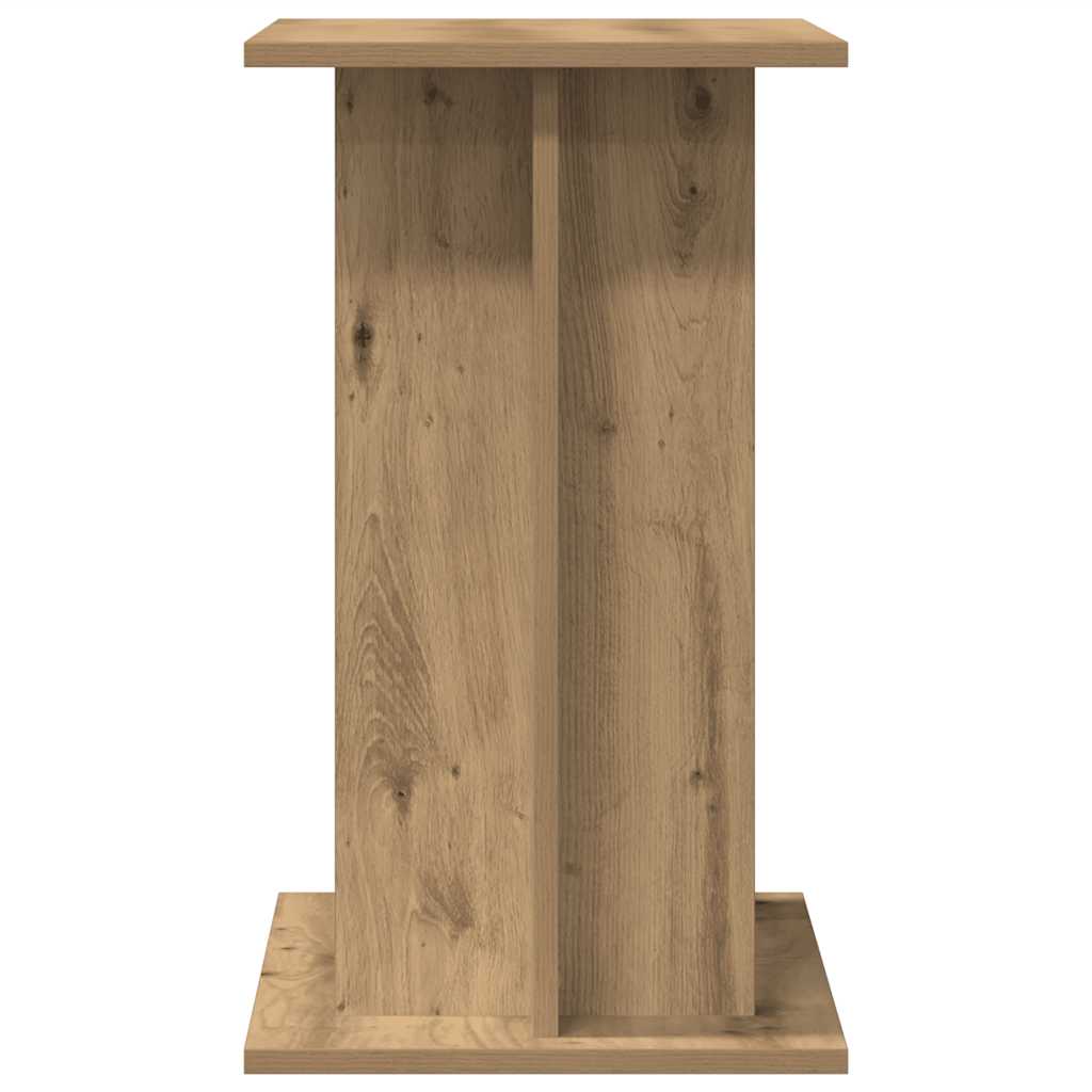 kézműves tölgyfa akváriumállvány 80 x 35 x 60 cm rétegelt fából