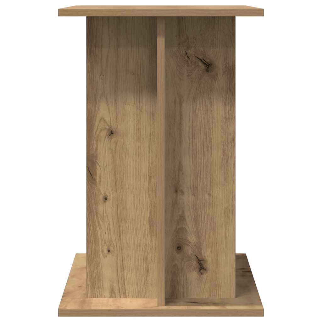 kézműves tölgyfa akváriumállvány 120 x 40 x 60 cm rétegelt fából