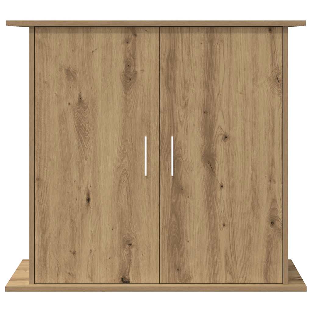 kézműves tölgyfa akváriumállvány 81 x 36 x 73 cm rétegelt fából
