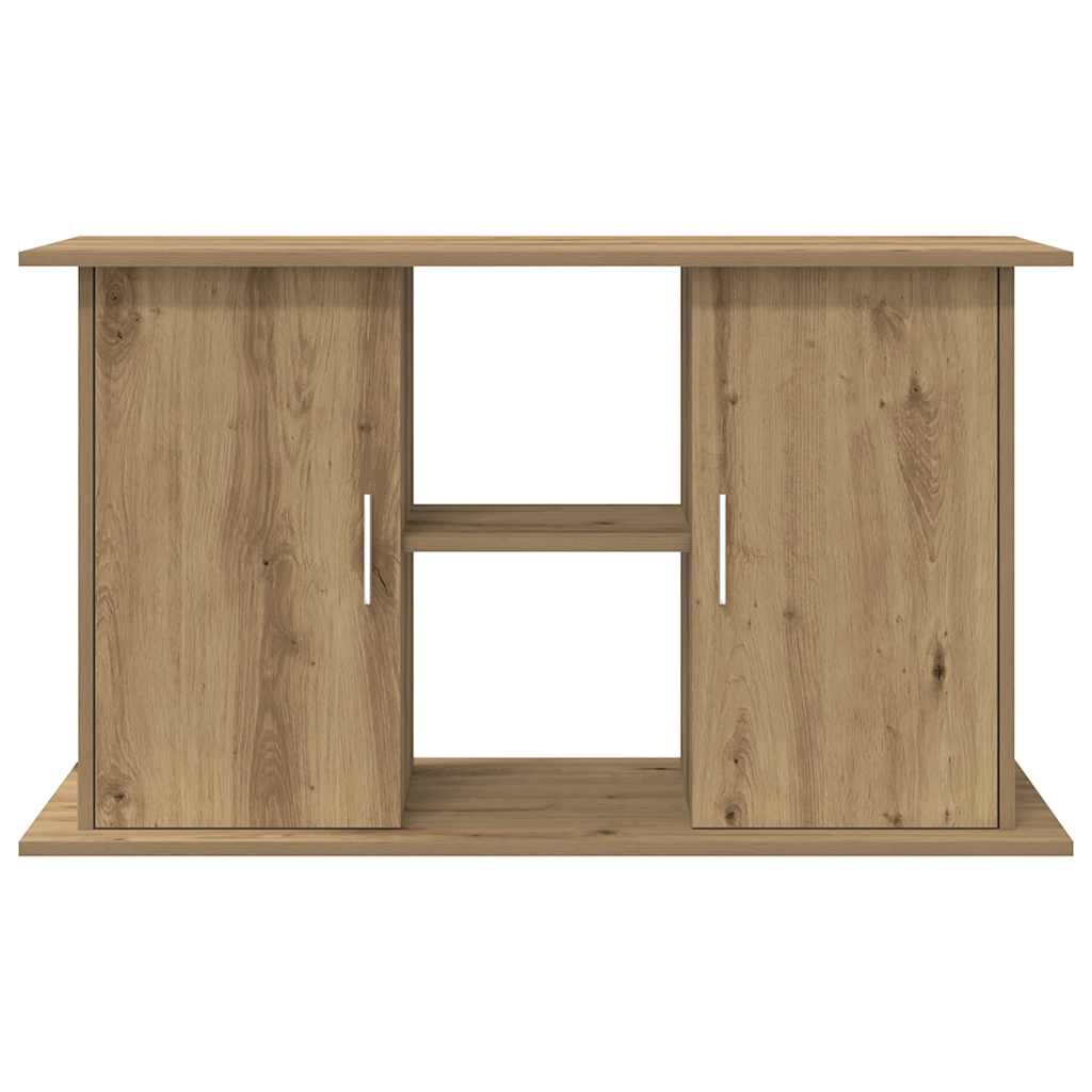 kézműves tölgyfa akváriumállvány 101 x 41 x 58 cm rétegelt fából