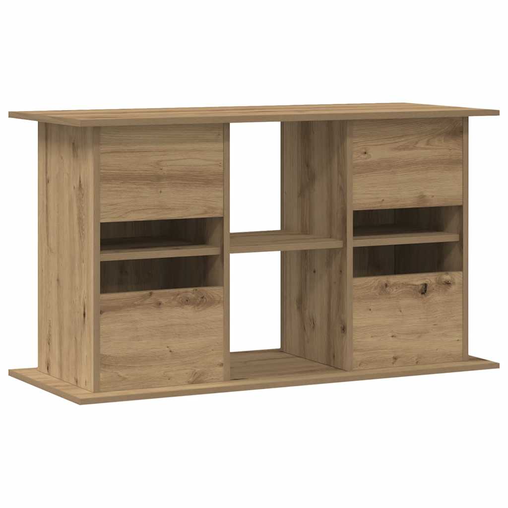 kézműves tölgyfa akváriumállvány 101 x 41 x 58 cm rétegelt fából