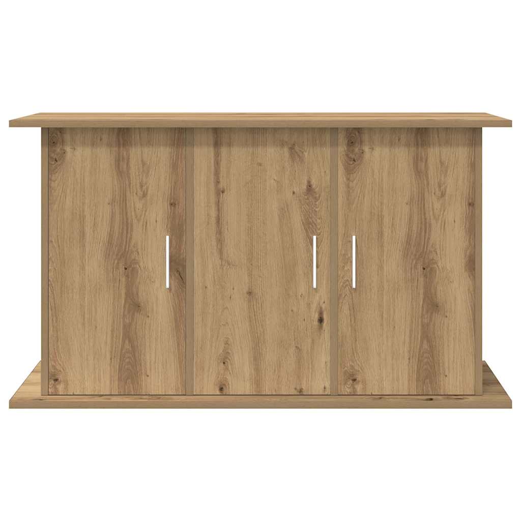 kézműves tölgyfa akváriumállvány 101 x 41 x 58 cm rétegelt fából