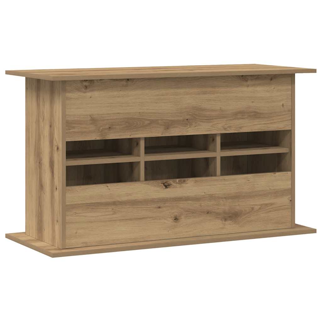 kézműves tölgyfa akváriumállvány 101 x 41 x 58 cm rétegelt fából