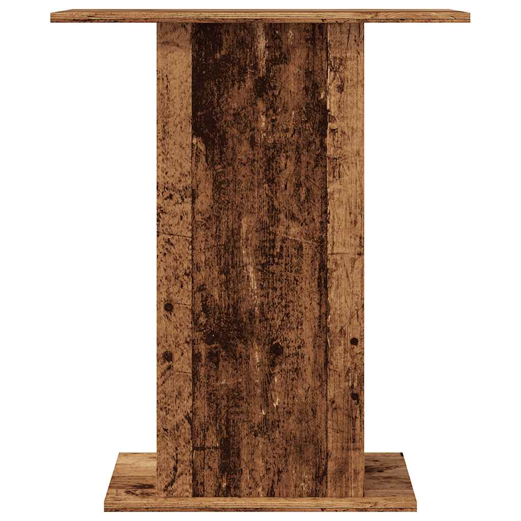 antik fa színű szerelt fa akváriumállvány 36 x 60,5 x 72,5 cm