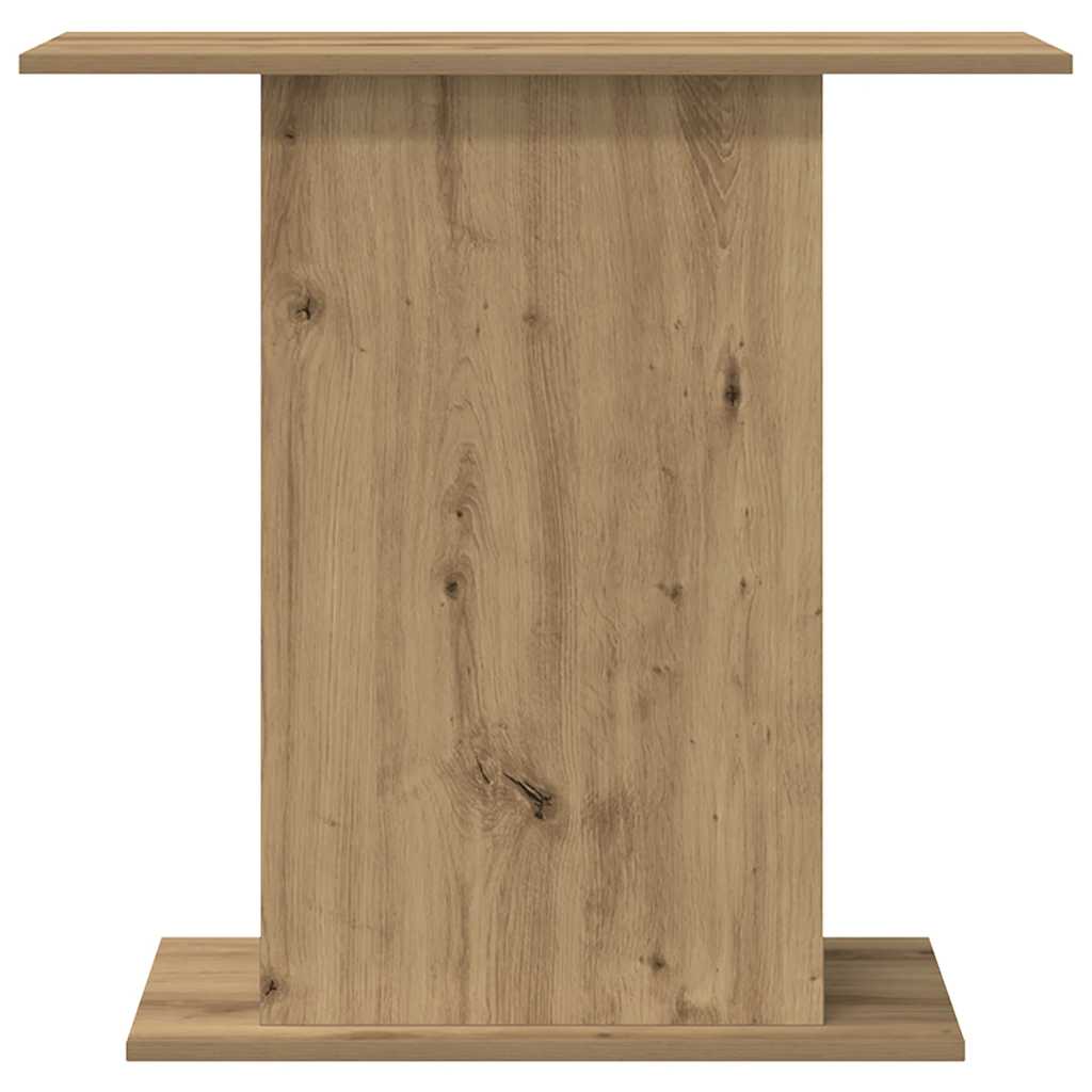 kézműves tölgyfa akváriumállvány 36 x 75 x 72,5 cm rétegelt fából