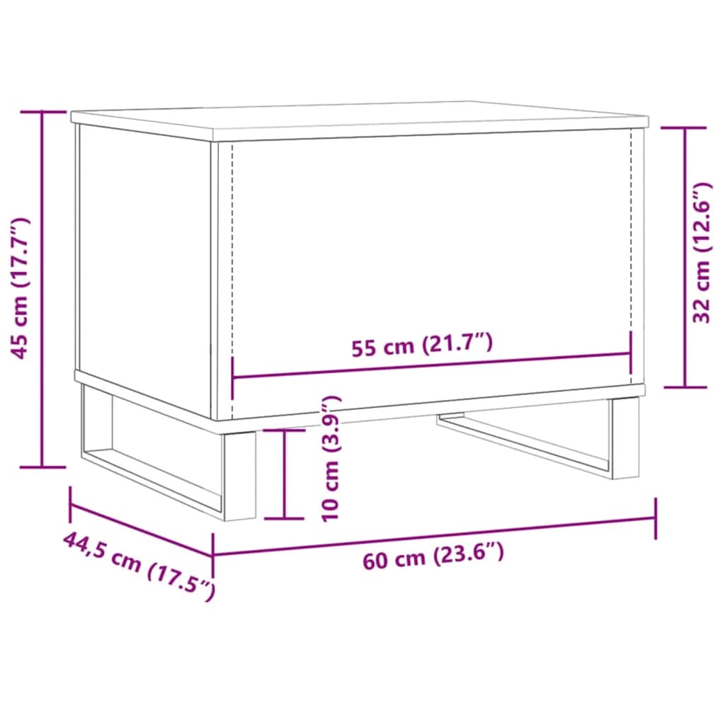kézműves tölgyfa akváriumállvány 36 x 75 x 72,5 cm rétegelt fából