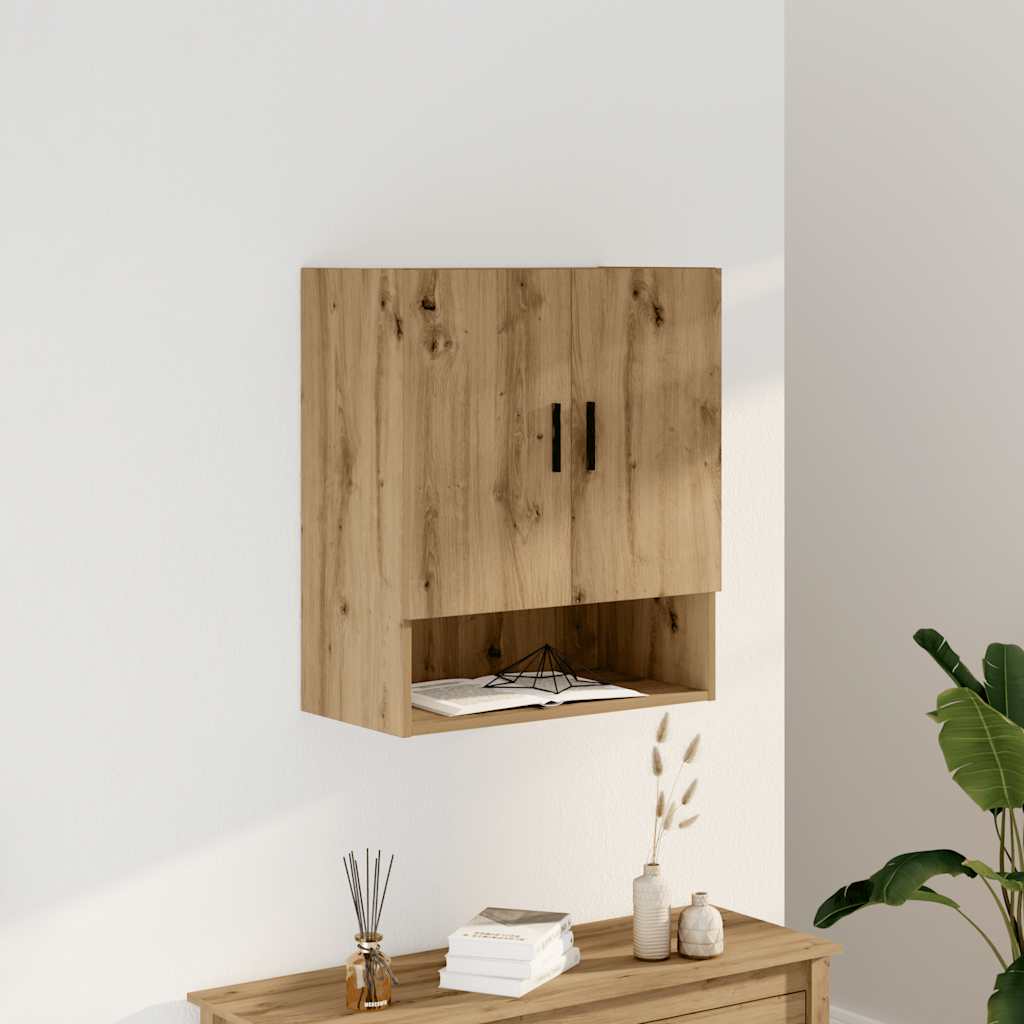 fali szekrény artisan tölgy 60x31x70cm gépi úton előállított fa
