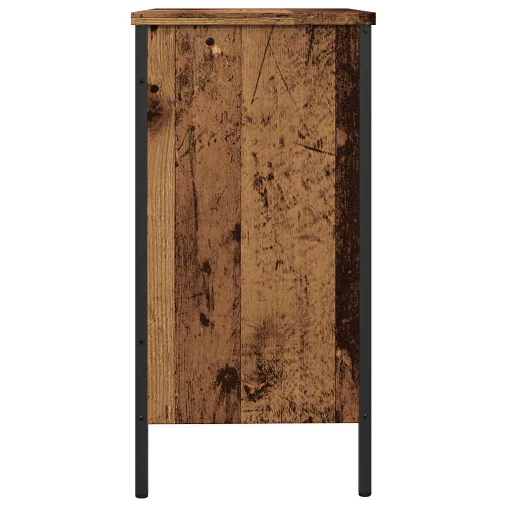 antik fa színű mosdószekrény 60 x 30 x 60 cm