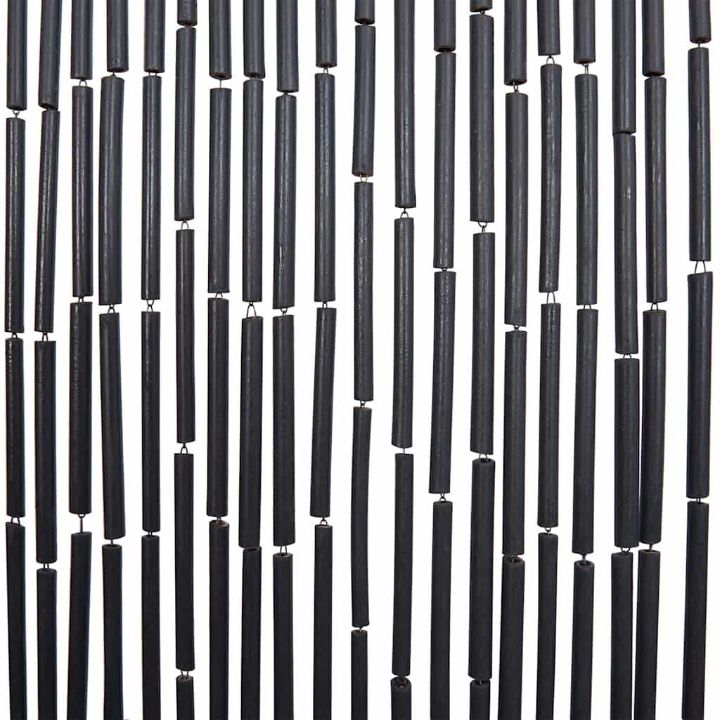 rovaros ajtófüggöny Sötétszürke 56x185 cm bambusz