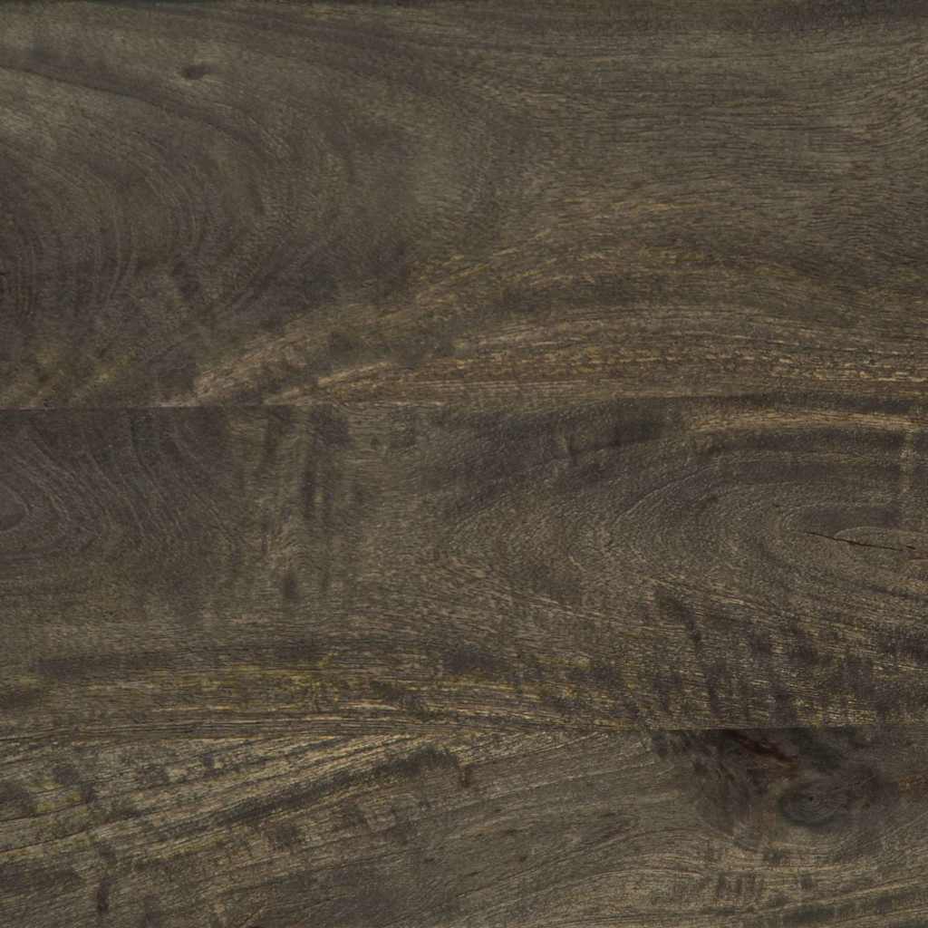 fekete tömör mangófa dohányzóasztal 100 x 54 x 40 cm