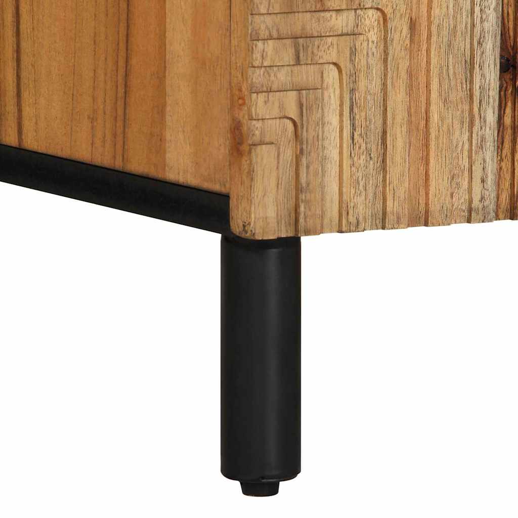 TV szekrény fiókkal Barna 105 x 33 x 46 cm Tömör Mangófát