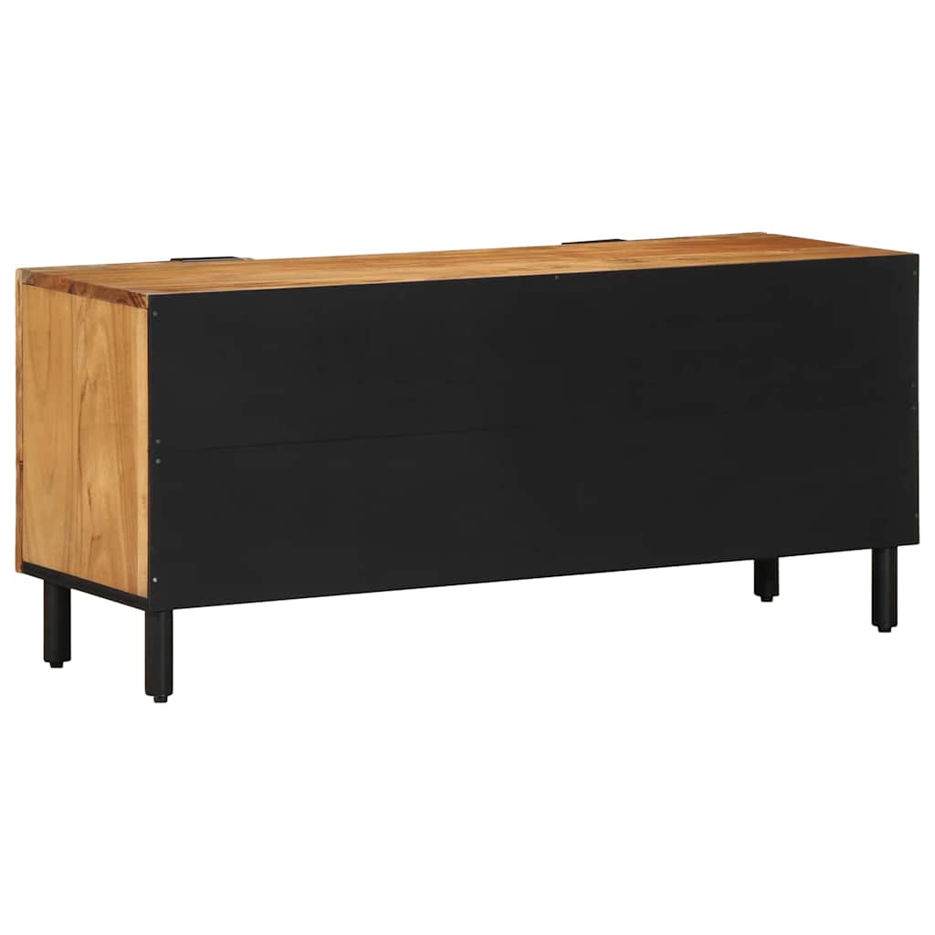 TV szekrény fiókkal Barna 105 x 33 x 46 cm Tömör Mangófát