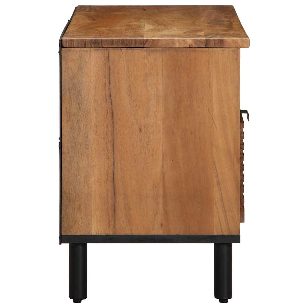 TV szekrény fiókkal Barna 100 x 33 x 46 cm Tömör Mangófát